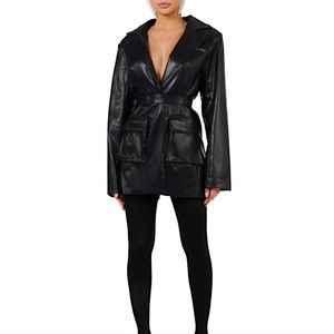 naked wardrobe | Jackets & Coats | Naked Wardrobe Belt Buckle Blazer In